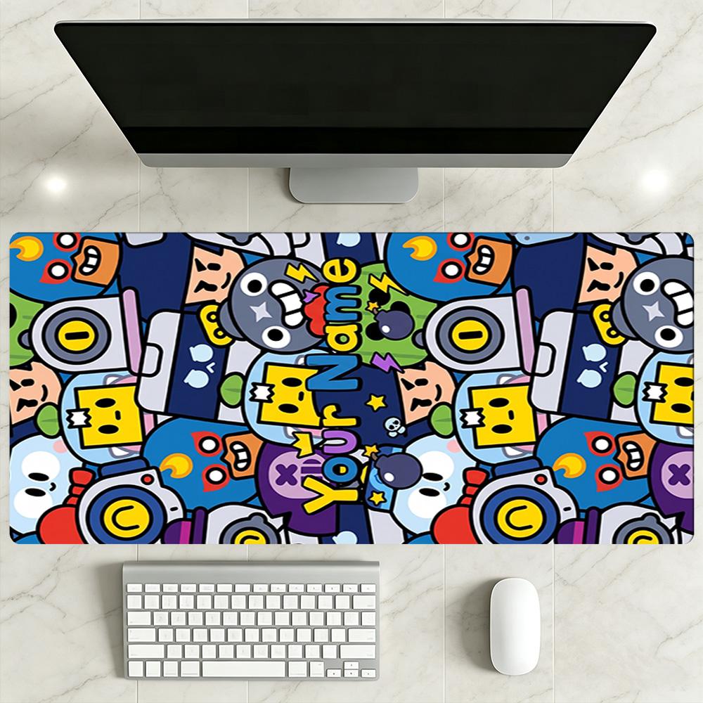 Supercell Customized Name Mouse Pad Gamer Mousepad Office Mouse Mats Non-Slip Rubber Bottom Perfect for Office Laptop Gaming Setup