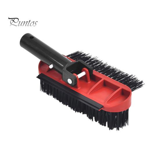 

Щетка для чистки бассейна Жесткая и густая щетина Поворотная ручка Очистка стен бассейна на 270 градусов Ступеньки Щетки для ручного скраба Очиститель спа-ванны для ванной комнаты красный