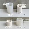 DIY Cylindrical Candlestick Mould Non Stick Candle Holder Gypsum Mold Long/Short Candlesticks Silicone Mold Home Decors