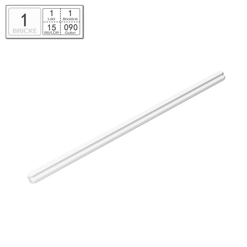 BRICKE 1x12 Cross Axle 95.5 - Compatible with Lego 3708 MOC Building Blocks 50g (~29pcs)