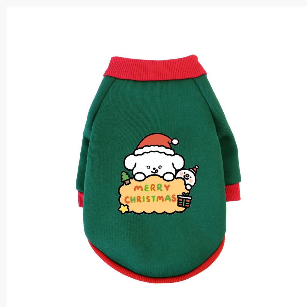 Pet Christmas Hooded Sweatshirt Cats & Dogs Fashion Winter Warm Clothes Suitable For Cats ,TeddyGolden Retriever Party supplier