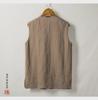 Men's Retro Style Loose Cotton & Linen Sleeveless Vest