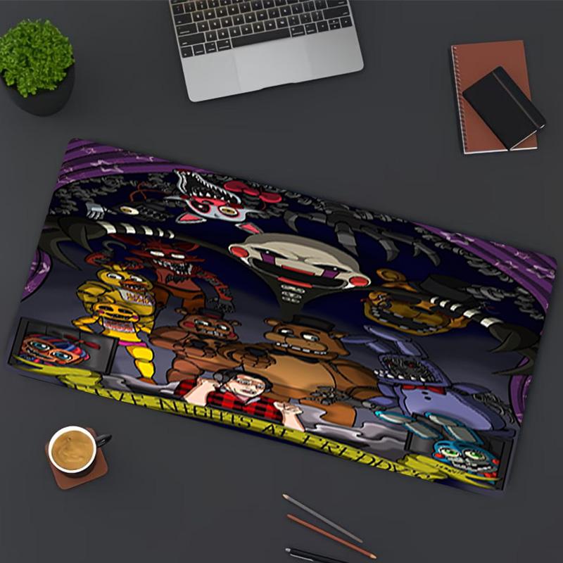 Ποντικοουαλί Five Nights at Freddy's, για Πληκτρολόγιο Pad Laptop PC Mat για Γραφείο Οικιακή Χρήση, Διακόσμηση Γραφείου, Τέλειο Δώρο Γενεθλίων για Παίκτες