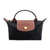Le Pliage 17 Fashion Solid Color Short Handle No Shoulder Strap Recycled Canvas With Leather Trim Tote Bag Mini Women Tote Bags 34175089001