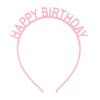 Candy Color Happy Birthday Headbands with Teeth Plastic Hair Hoops Bands Clasps Party Decoration Tiara Crowns Accessories