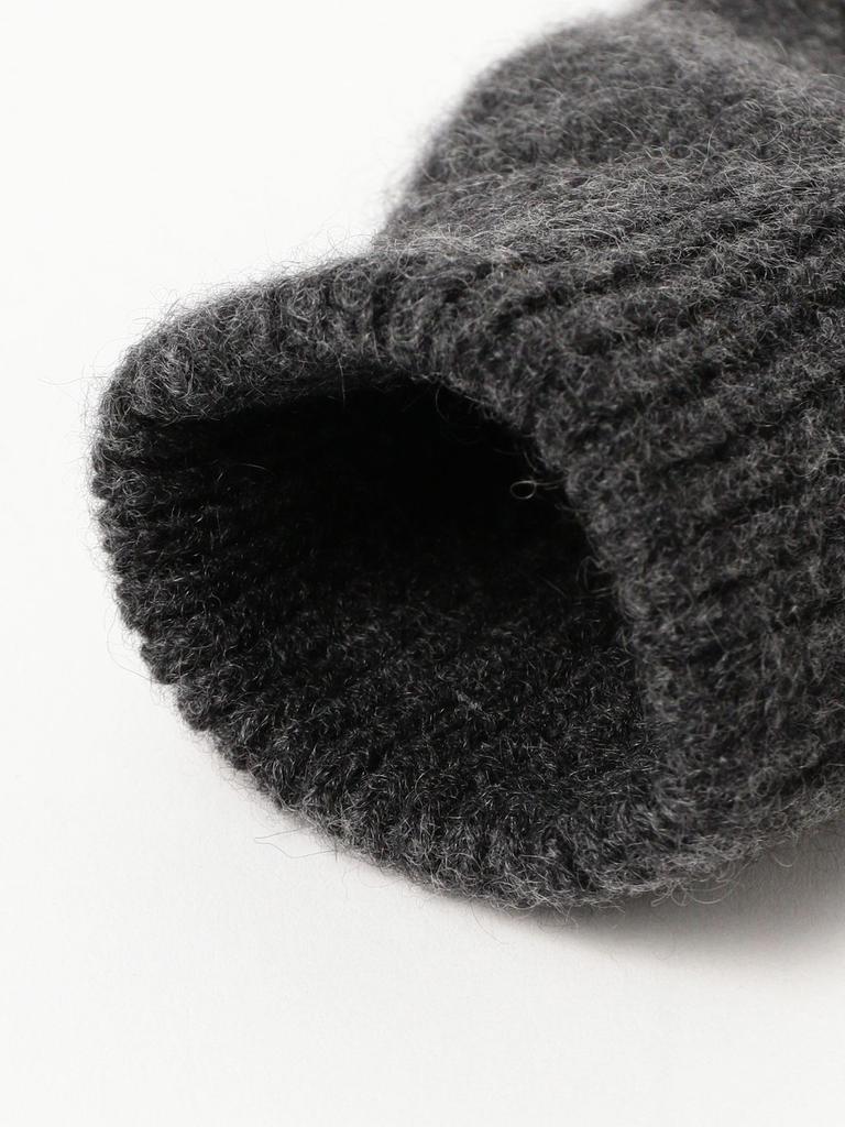 Ray Beams Cashmere Fingerless Gloves, 2025 Autumn/Winter Collection, Women's, Charcoal Grey, One Size