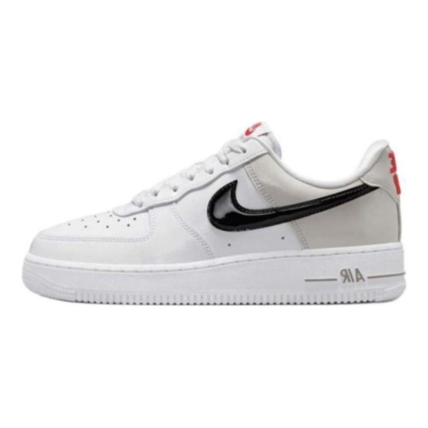 Nike Air Force 1 07 Essential White Iron Ore Patent Women's Sneakers DQ7570-001
