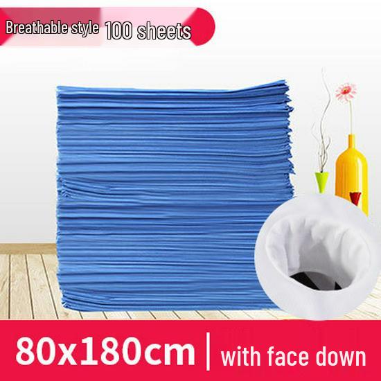 Waterproof Disposable Non-woven Bed Sheets with Face Hole for Beauty Salon Massage