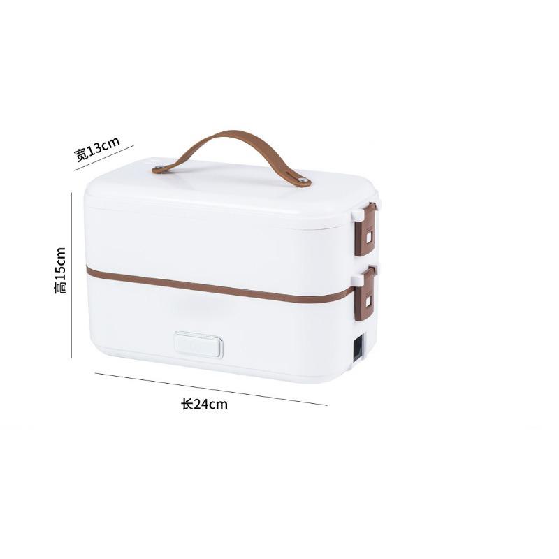 Electric Heating Lunch Box Stainless Steel and Plastic 110V 220V Kitchen Home Insulated Food Container