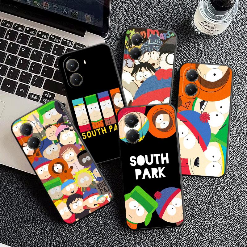Cartoon S-South P-Parkes Soft Phone Case for Xiaomi Poco X5 X6 X7 X8 Pro Max X3 F7 F8 Ultra M8 M7 M6 M5 Redmi 15 15C 14C 13C 12C