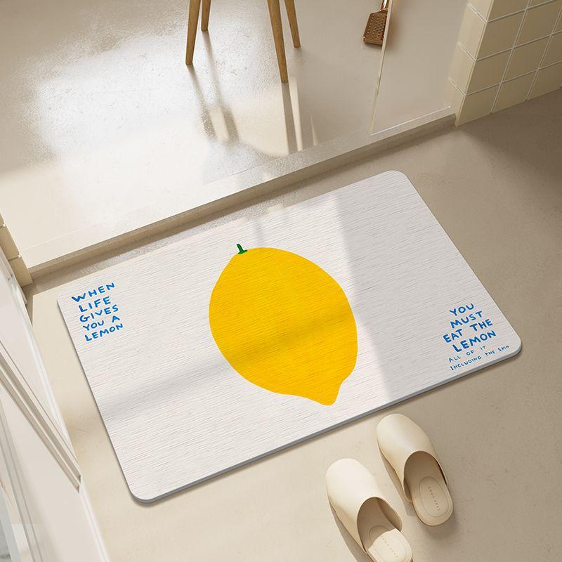 Minimal Hard Diatom Mud Bathroom Absorbent Floor Mat Non-slip Foot Mat Toilet Sink Non-slip Carpet