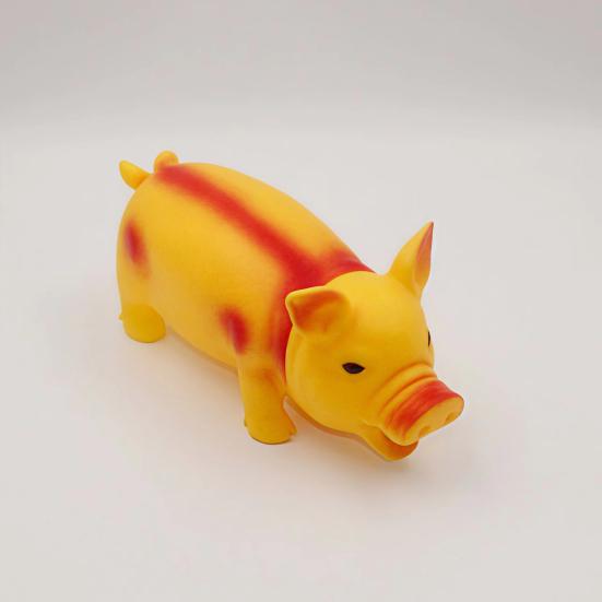 Schreiendes Schwein Quietschespielzeug mit realistischem Geräusch Weiches TPR Stressabbau Fidget für Kinder Erwachsene Niedliches tierförmiges Dekompressions-Gadget