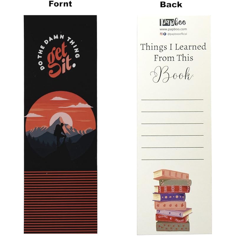 Papboo Designer Bookmarks Set of 30, Design- 1 - Specially Designed for Book, Artcard, Matte Finished,NO Repeat Designs,