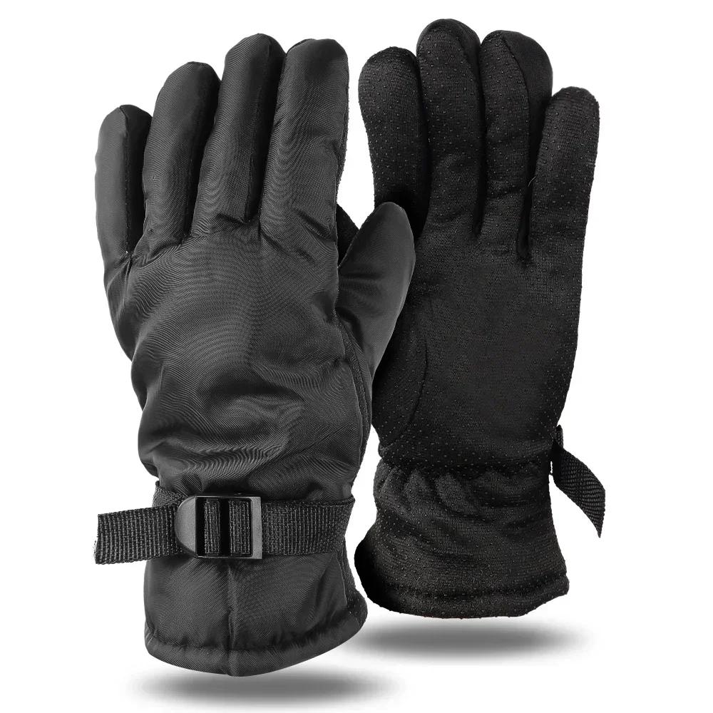 Winter Warm Cycling Gloves Men Outdoor Waterproof Skiing Riding Hiking Motorcycle Mitten Gloves Unisex Thermal Sport Gloves