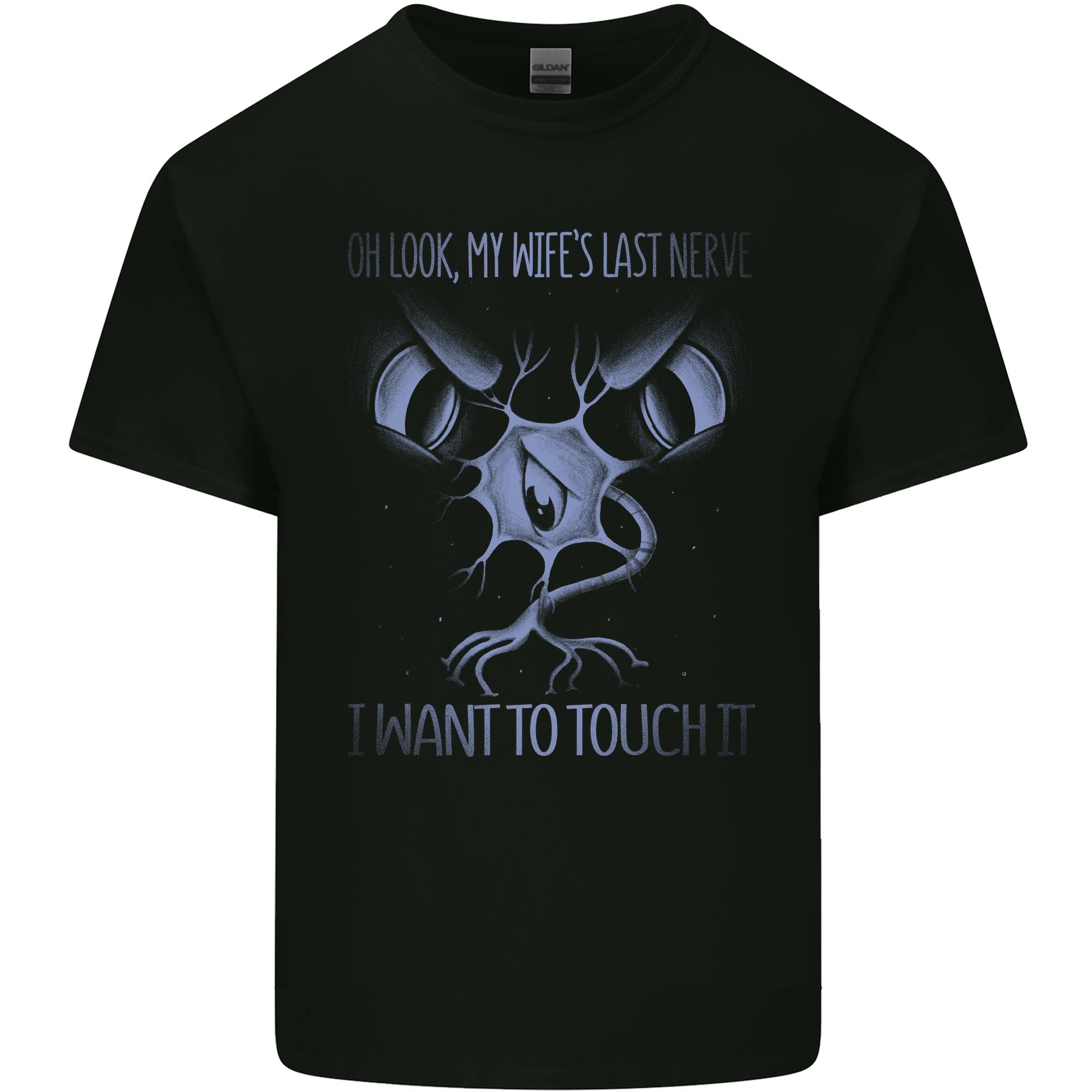 My Wifes Last Nerve Funny Husband Unisexs Light Cotton TShirt S