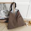 Shopping Handbag Splicing Casual Cotton Bag Underarm Shoulder Large Bag Large Capacity Tote Bag
