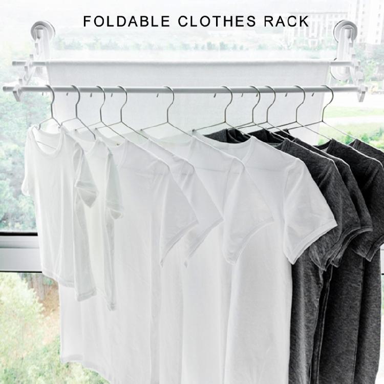 Durable Plastic Clothes Drying Rack Space Saving Foldable Clothing Rack with Strong Grip for Indoor Outdoor Use