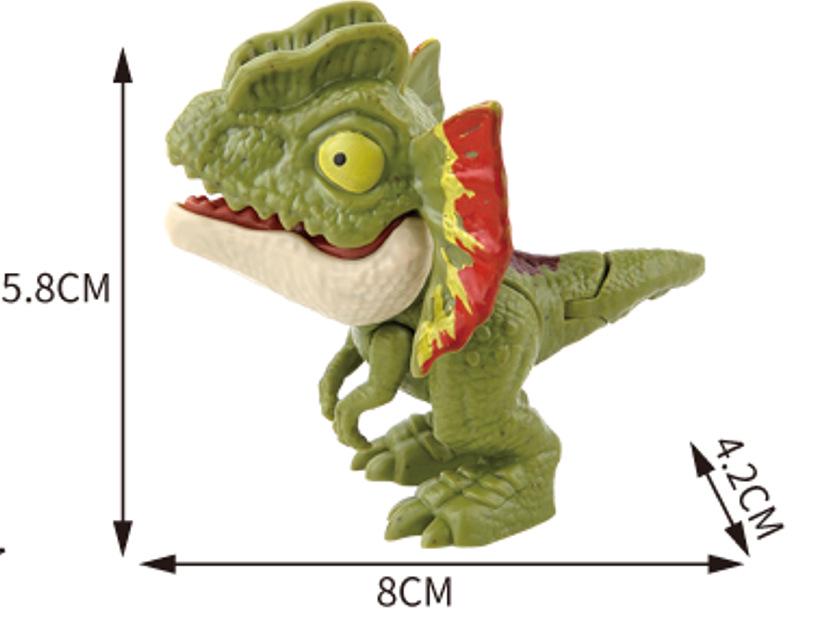 New Children's Educational Finger-Biting Dinosaur Toy Set - Blind Bag Edition