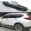 For Honda CRV 5th Accessories 2017 2018     Car ABS Carbon  Gate Door Handle Covers Trim Stickers Accessories