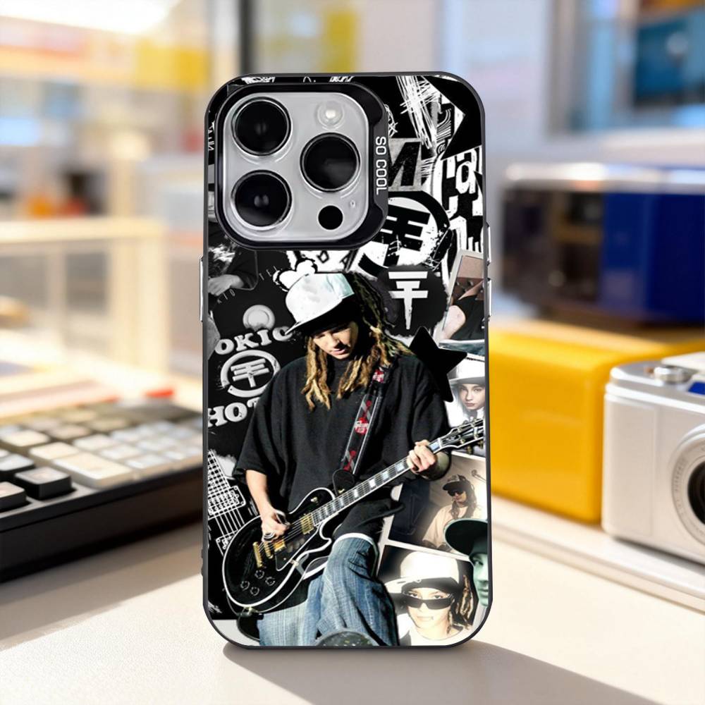 

Чехол для телефона T-Tokio Hotel Bill K-Kaulitz для iPhone 11,12,13,14,15,16,17,Pro,Max,Plus,E,Air,Mini, IMD Матовый Черный iPhone16e