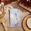 4Pcs Creative Metal Feather Bookmark Vintage Decorative Bookmark  Office Reading