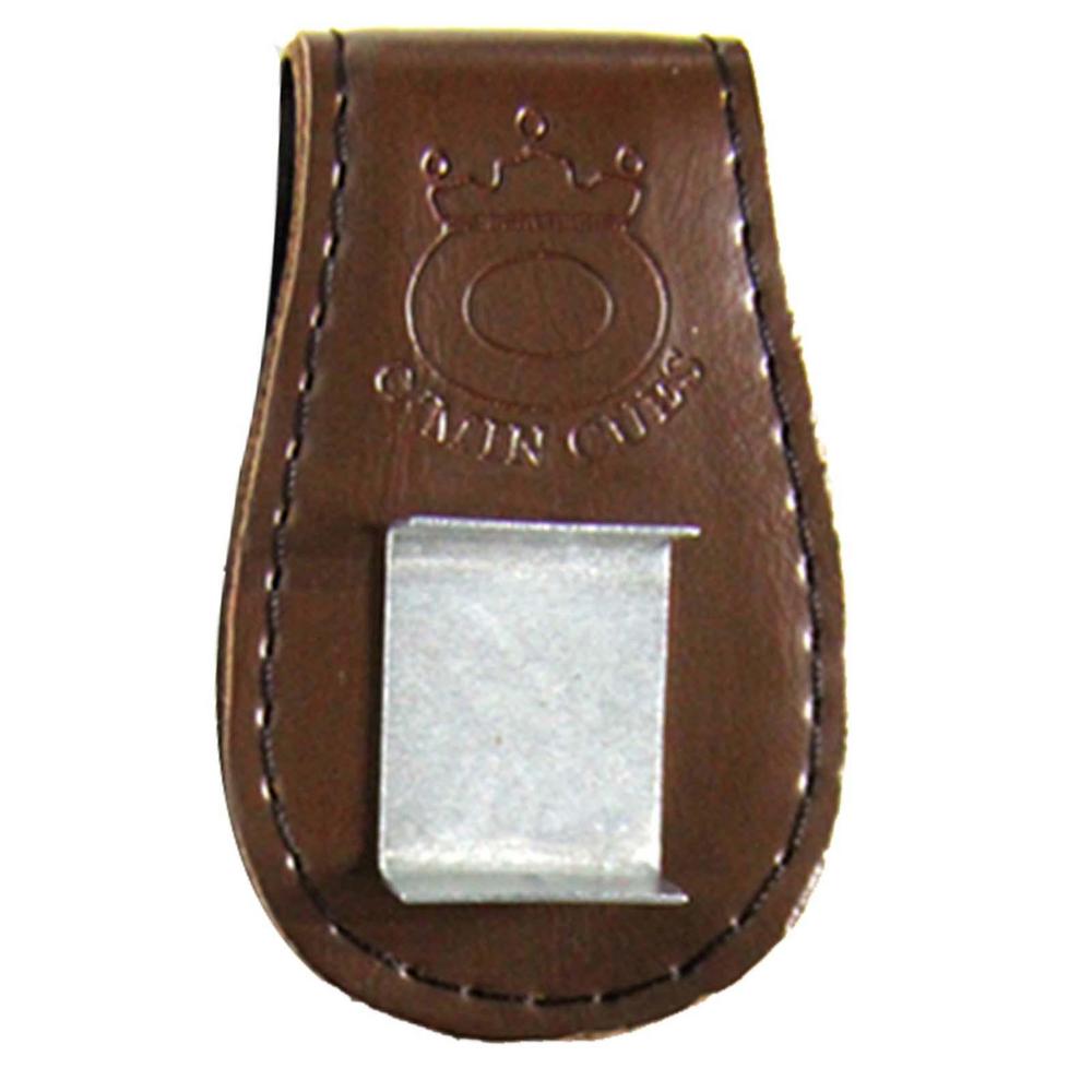 

Магнитная сумка для мела, кожаный держатель для мела для бильярдного кия, магнитный зажим для ремня, компактные и деликатные швы, аксессуары для бильярда коричневый