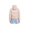 Puma Classics Shine Down Logo Hooded Down Jacket Women Outerwear Pink 599144-15