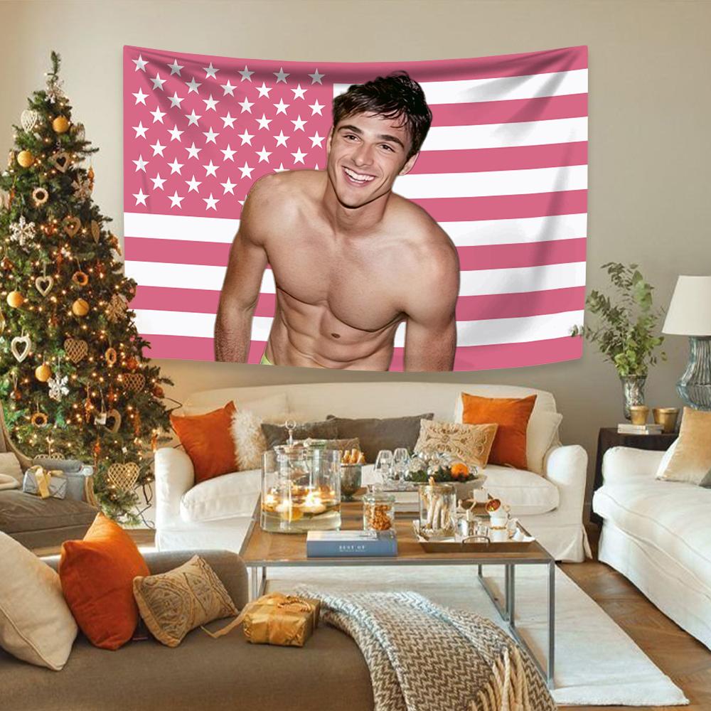 Jacob Elordis America Flag Tapestry Multipurpose Room Decorating Bedroom Party Background Cloth Sofa Blanket Christmas Gift