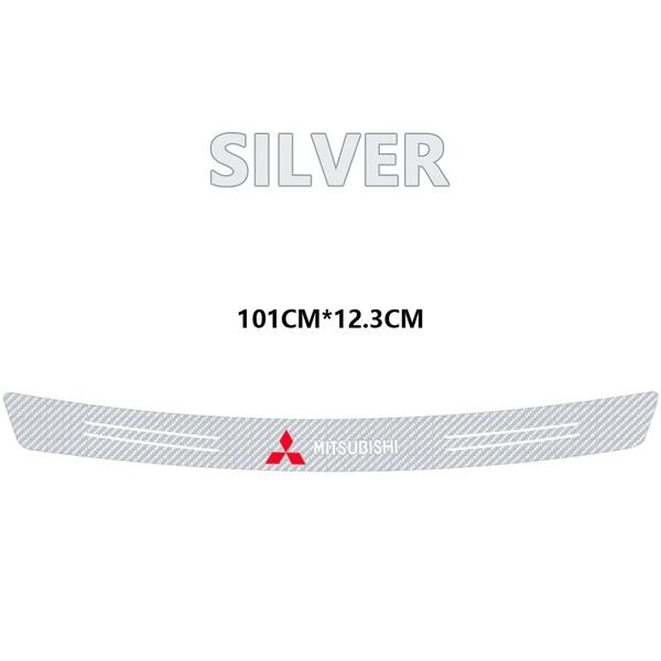 Car Trunk Door Threshold Stickers Protection Film Decals Accessories For Mitsubishi 9 Ralliart X ASX L200 Colt Outlander Pajero MA8