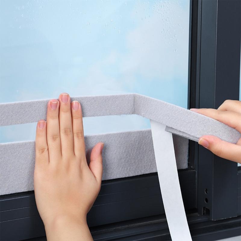 Verdickte Filzdichtungsstreifen Klebende Fenster Wasserabsorbierende Streifen Wassersperre Kondensationsabsorber Einfache Montage