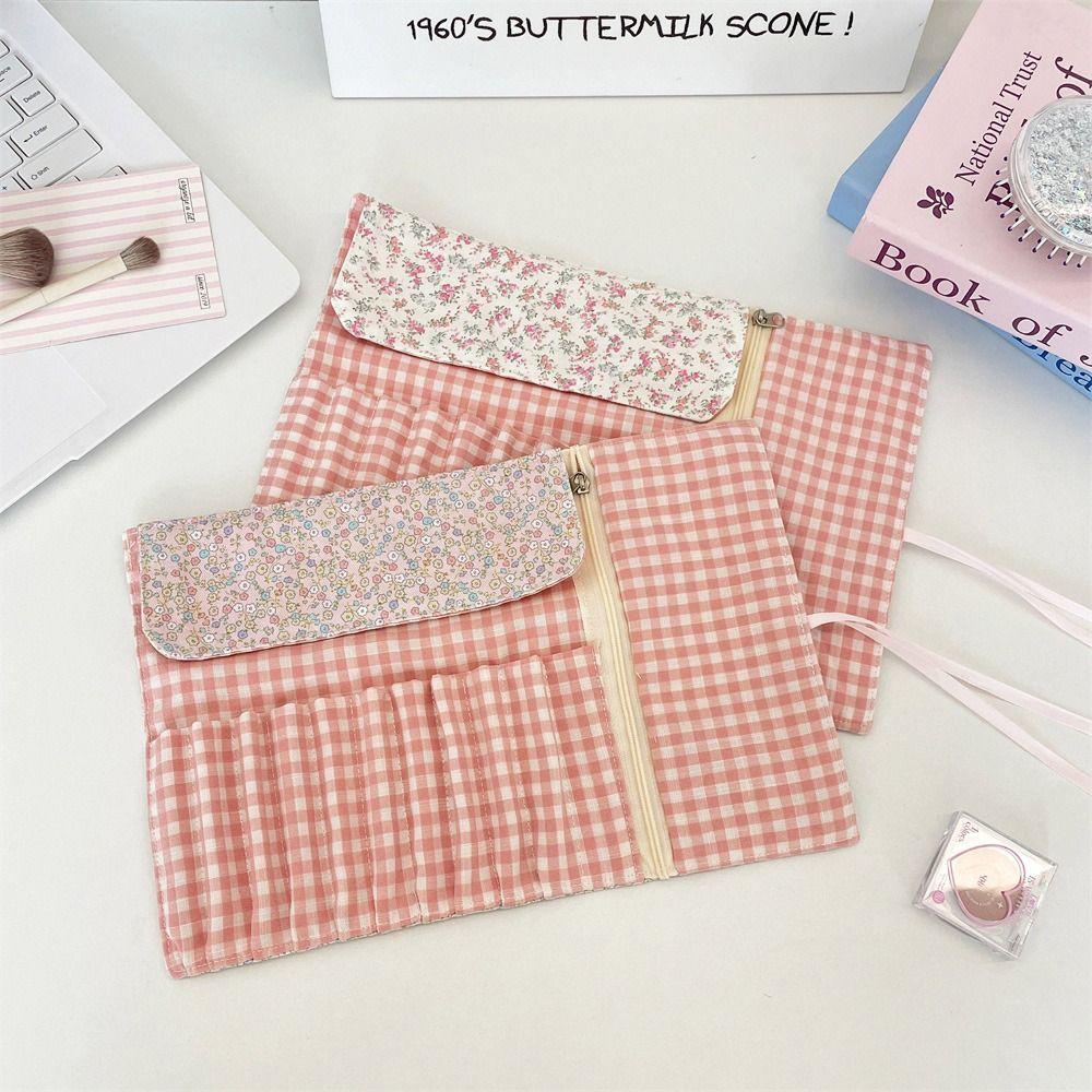 Large Capacity Makeup Brush Bag Convenient Makeup Brush Organizer Cosmetic Storage Bag  Household