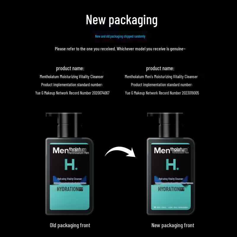 Mentholatum Men's Moisturizing Energizing Cleanser