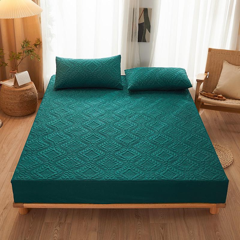 Bed Linen Mattress Protector Double Bed Set Waterproof Urine Pad Home Non-slip Queen Bedding Set Quilt Cover Cotton Sheets Full