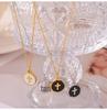 Heart Tassel Pendant Necklace: European & American Design, Titanium Steel Jewelry for Women