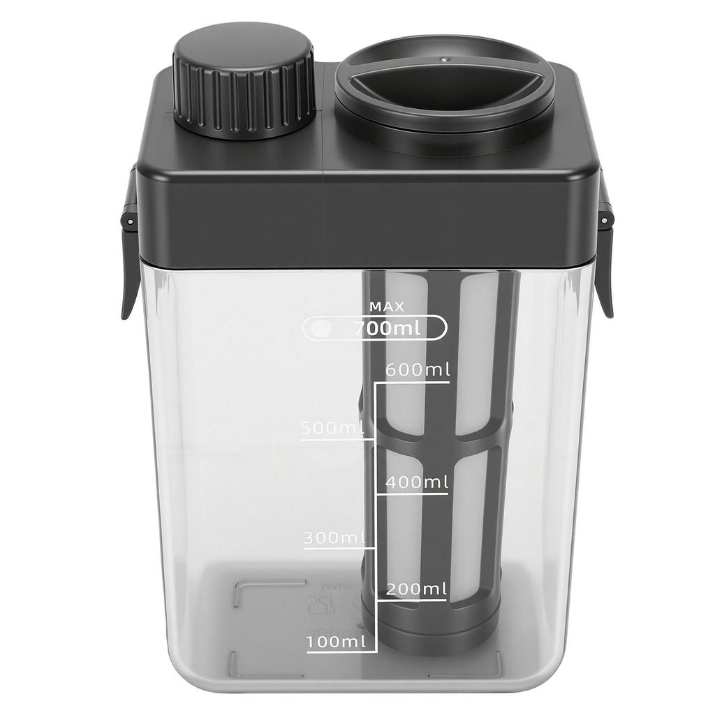700ml Cold Brew Coffee Maker Fine Filter Detachable Easy Clean Cold Brew Tea Maker for Home Camping Black
