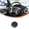 Black ABS Car Steering Wheel Emblem Cover Trim for Cadillac Escalade 2007-2014
