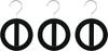 Shinko Hanger Circle Hanger Made In Suitable for Drying Bath and Durable and Prevents Clothes from Losing Their Ideal for Closet and 3-Piece Set,