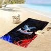 Serviette de Plage Imprimée Crystal Palace F.C, Grande Serviette Douce à Séchage Rapide pour Plage Camping Natation