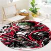 Roronoa Zoro Round Area Rug Carpet Rug For Living Room Bedroom Sofa Playroom Decor Nonslip Floor Mat