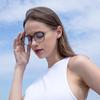 Ultra-Light Pure Titanium Eyeglasses Frame with Transparent Nylon for Myopia – Fashionable and Versatile Design (Model 6603)