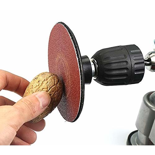 Batreetek Sandpaper, 100 Sheets, 5 Types, #60, #80, #100, #120, and #240, Round (100mm), for DIY Woodworking, Painting, and Metal Surface Polishing