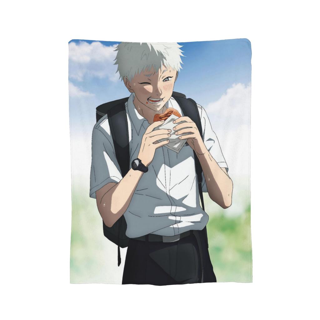 The Summer Hikaru Died Anime Blanket Velvet Decoration  Breathable Lightweight Throw Blankets for Home Outdoor Bedspreads