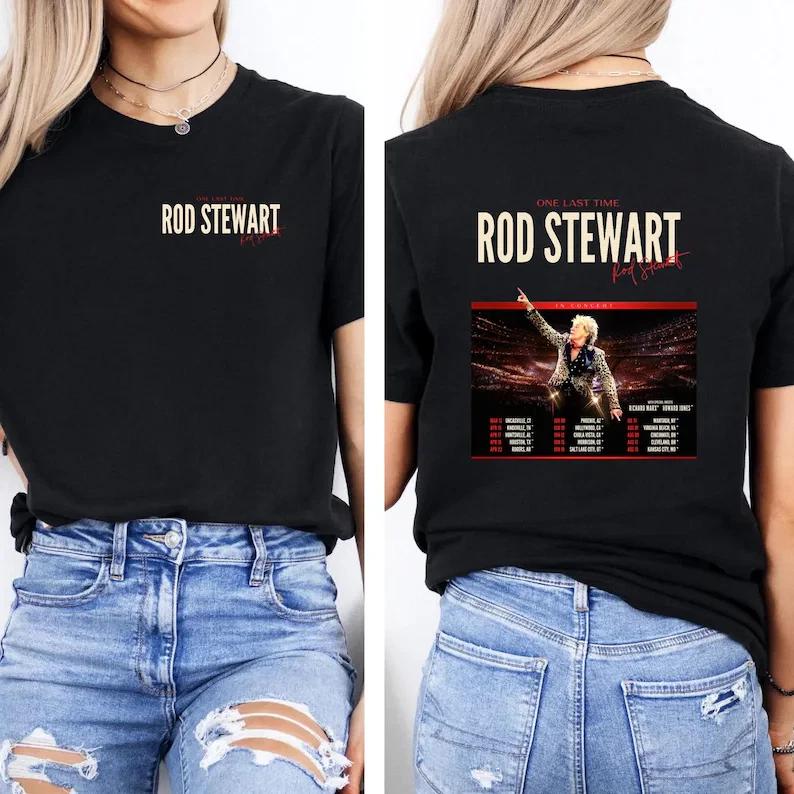 Rod Stewart One Last Time Tour Shirt 2026 T-shirt 3XL