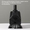 Black Submersible Water Pump Ultra-Quiet Submersible Fish Tank Filter Pump Mini with Suction Cup Ponds Fountains