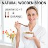 Holzlöffel zum Essen, Holzhoniglöffel für Tee, Holzteelöffel zum Umrühren von Kaffee, Hartholz-Tafellöffel zum Kochen, kleine Servierlöffel