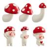 3D Mushroom Hook Refrigerator Magnet Resin Mushroom Shape Decorative Magnet Home Kitchen Office Whiteboard Cabinet Locker Fridge Magnet