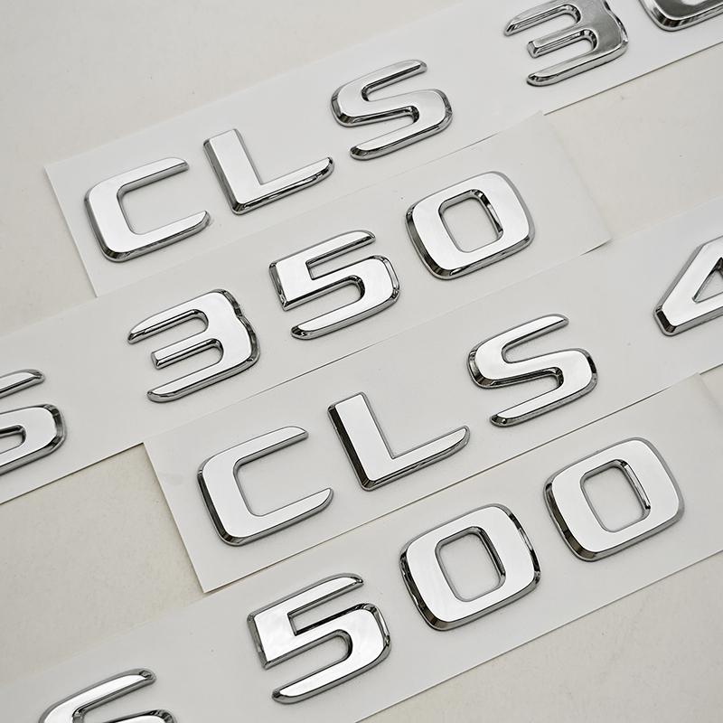 3D ABS Car Sticker Logo CLS260 CLS300 CLS400 Rear Trunk Letter Badge Emblem For Mercedes Benz CLS Series CLS350 CLS500 Accessoey