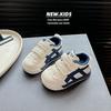 Baby Forrest Gump shoes 2025 spring and summer new boys' sports shoes girls' casual shoes medium and small children's white shoes