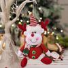 Plush Santa Claus Doll Pendant Christmas Tree Decoration For Festive Celebration