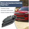 Cowl Side Panel Trim for Jeep Compass 2017-, Wiper Side Trim Engine Hood Hinge Cover, Replace 53223828 53223829